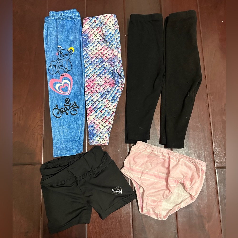 Toddler girl Leggings and Shorts Set - Bundle Lot deal 18-24months
